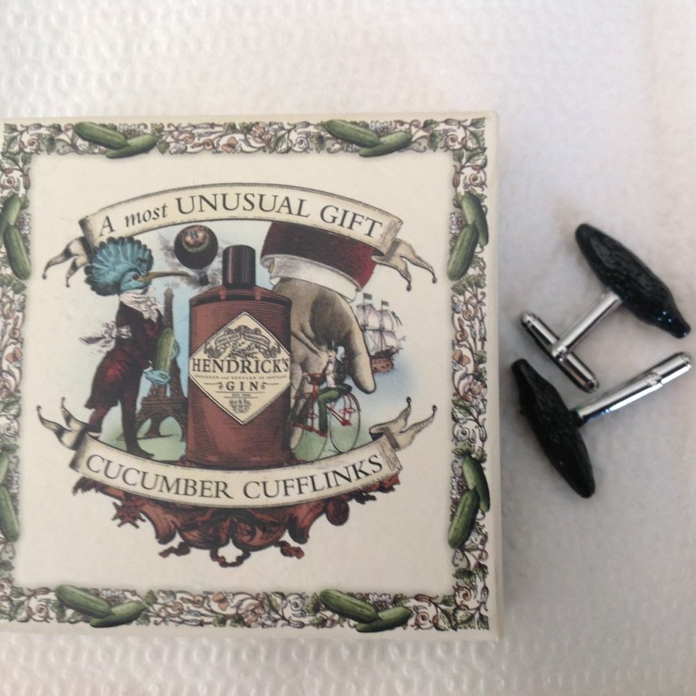 Hendrick's Cucumber Cuff Links - NEW